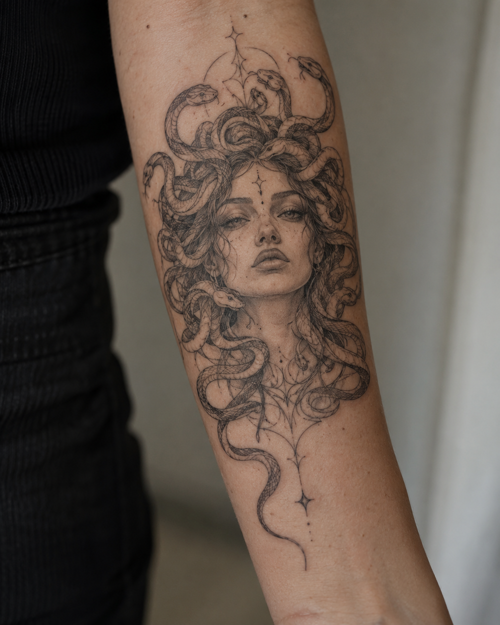 El significado del tatuaje de Medusa