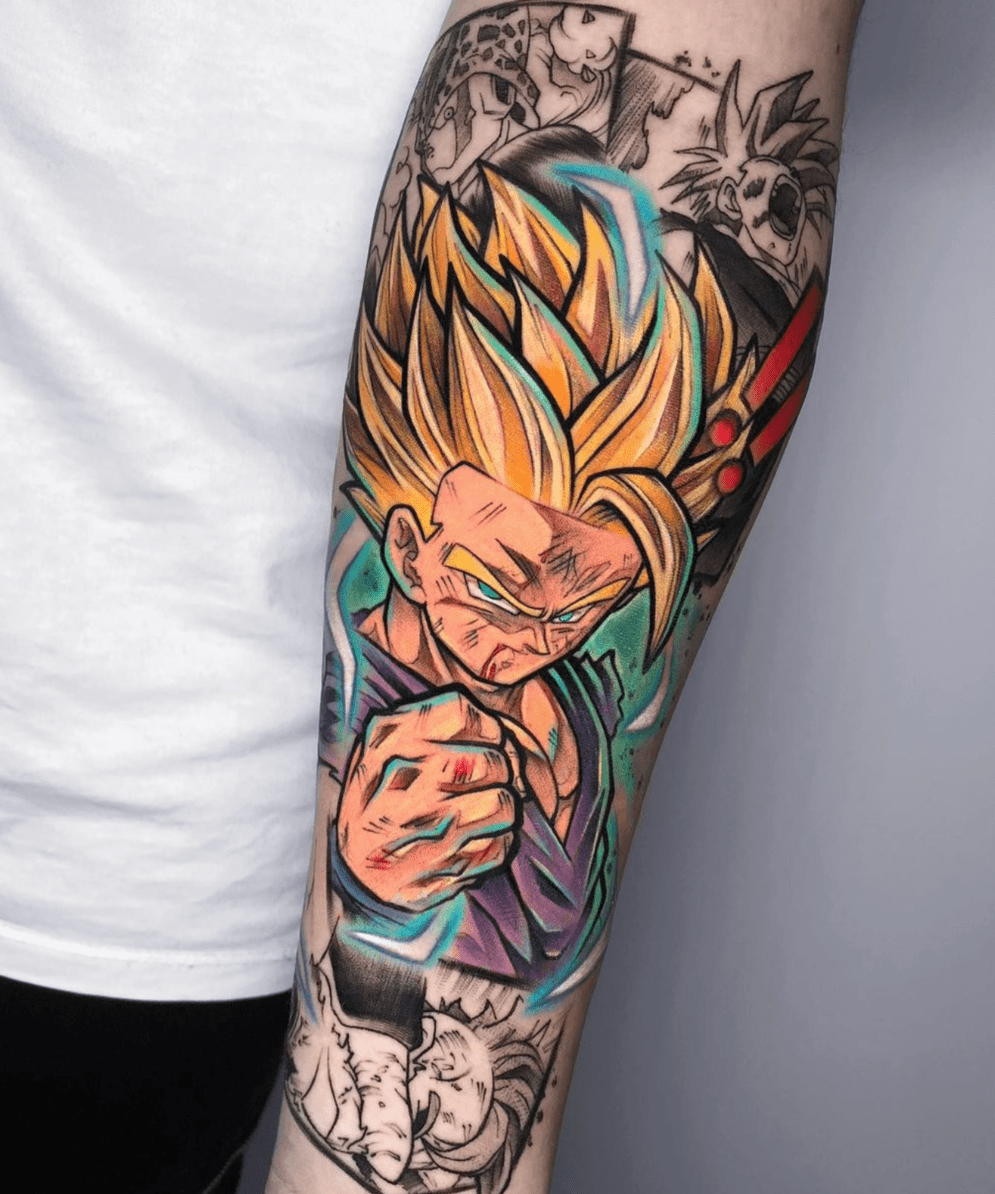 Donde Tatuarte Brazo Anime (3)