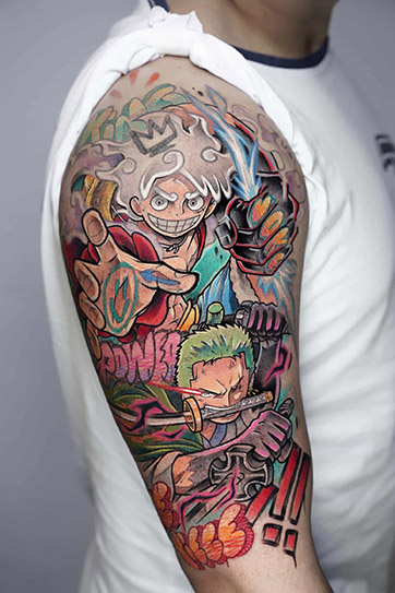 35+ Iconic Anime Tattoos for Animation Lovers | Fashionterest